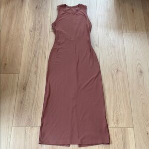 All Aligned MIDI Dress